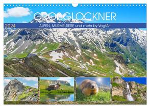 Großglockner, Alpen, Murmeltiere & mehr by VogtArt (Wandkalender 2024 DIN A3 quer), CALVENDO Monatskalender von VogtArt,  VogtArt