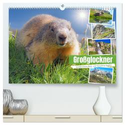 Großglockner wunderschöne Berg- und Tierwelt (hochwertiger Premium Wandkalender 2024 DIN A2 quer), Kunstdruck in Hochglanz von VogtArt,  VogtArt