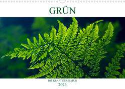 GRÜN . Die Kraft der Natur (Wandkalender 2023 DIN A3 quer) von Michel / CH,  Susan