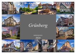Grünberg Impressionen (Wandkalender 2024 DIN A4 quer), CALVENDO Monatskalender von Meutzner,  Dirk
