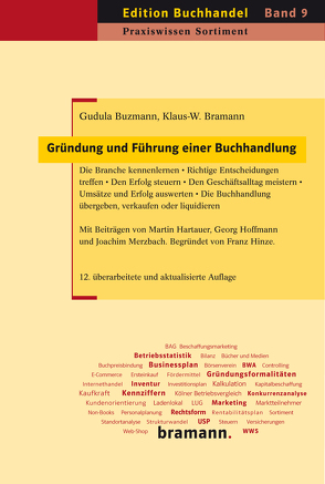 Gründung und Führung einer Buchhandlung von Bramann,  Klaus W, Buzmann,  Gudula