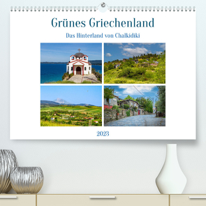 Grünes Griechenland (Premium, hochwertiger DIN A2 Wandkalender 2023, Kunstdruck in Hochglanz) von Di Chito,  Ursula