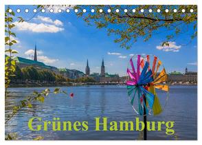 Grünes Hamburg (Tischkalender 2024 DIN A5 quer), CALVENDO Monatskalender von Pietzonka,  Siegfried