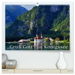 Grüß Gott am Königssee (hochwertiger Premium Wandkalender 2024 DIN A2 quer), Kunstdruck in Hochglanz von Wilczek,  Dieter