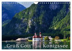 Grüß Gott am Königssee (Wandkalender 2024 DIN A4 quer), CALVENDO Monatskalender von Wilczek,  Dieter