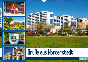 Grüße aus Norderstedt (Wandkalender 2021 DIN A3 quer) von photo impressions,  D.E.T.