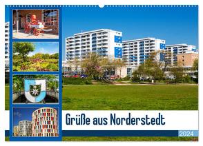Grüße aus Norderstedt (Wandkalender 2024 DIN A2 quer), CALVENDO Monatskalender von photo impressions,  D.E.T.