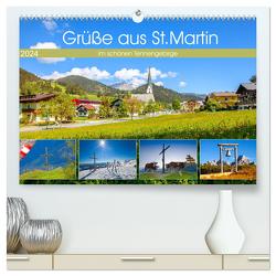 Grüße aus St.Martin (hochwertiger Premium Wandkalender 2024 DIN A2 quer), Kunstdruck in Hochglanz von Kramer,  Christa