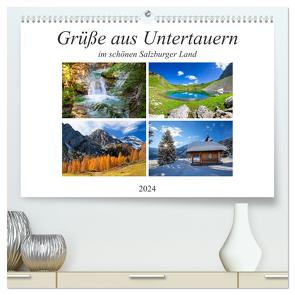 Grüße aus Untertauern (hochwertiger Premium Wandkalender 2024 DIN A2 quer), Kunstdruck in Hochglanz von Kramer,  Christa