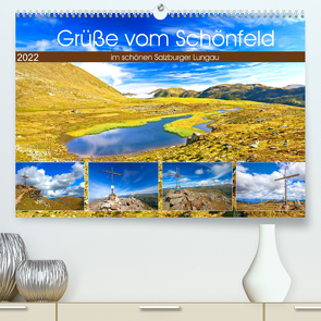 Grüße vom Schönfeld (Premium, hochwertiger DIN A2 Wandkalender 2022, Kunstdruck in Hochglanz) von Kramer,  Christa