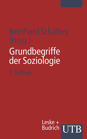 Grundbegriffe der Soziologie von Schäfers,  Bernhard