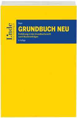 Grundbuch NEU von Bayer,  Reinhard