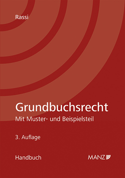 Grundbuchsrecht von Rassi,  Jürgen C. T.