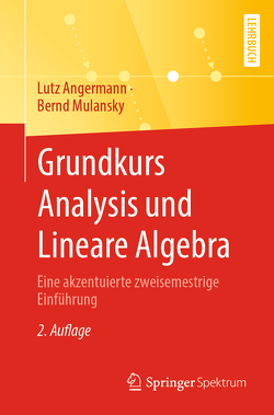 Grundkurs Analysis und Lineare Algebra von Angermann,  Lutz, Mulansky,  Bernd