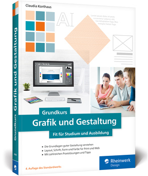 Grundkurs Grafik und Gestaltung von Korthaus,  Claudia