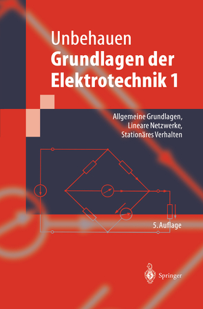 Grundlagen der Elektrotechnik 1 von Unbehauen,  Rolf