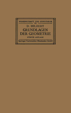 Grundlagen der Geometrie von Hilbert,  David