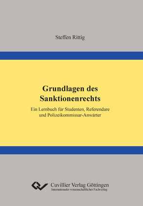 Grundlagen des Sanktionenrechts von Rittig,  Steffen