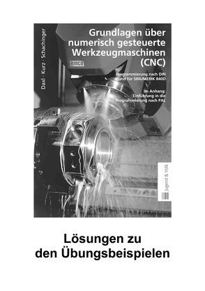 Grundlagen über numerisch gesteuerte Werkzeugmaschinen (CNC) von Daxl,  Josef, Kurz,  Stefan, Schachinger,  Werner