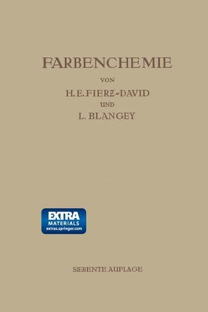 Grundlegende Operationen der Farbenchemie von Blangey,  Louis, Fierz-David,  Hans E.