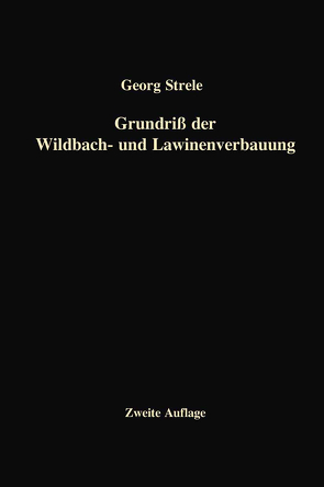 Grundriß der Wildbach- und Lawinenverbauung von Strele,  Georg