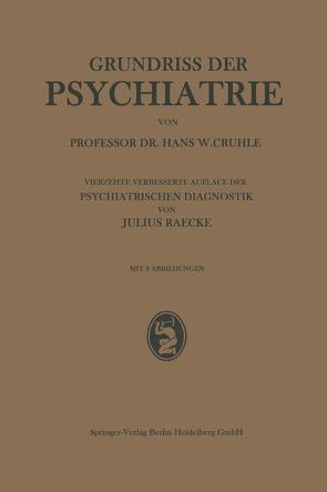 Grundriss der Psychiatrie von Gruhle,  Hans W.