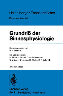 Grundriß der Sinnesphysiologie von Schmidt,  R.F.