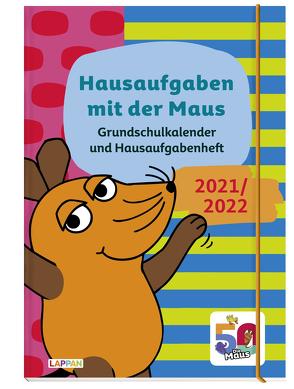 Grundschulkalender und Hausaufgabenheft mit der Maus 21/22 von Diverse