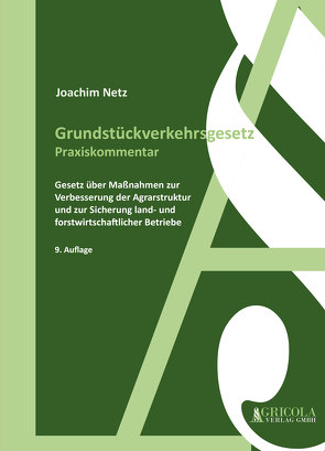 Grundstückverkehrsgesetz von Netz,  Joachim