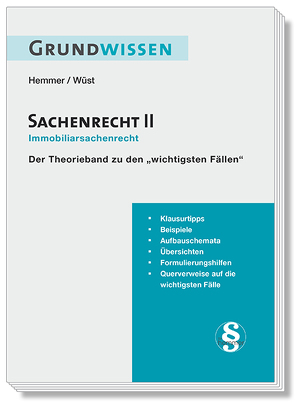 Grundwissen Sachenrecht II – Immobiliarsachenrecht von d´Alquen,  Clemens, Hemmer,  Karl-Edmund, Wüst,  Achim