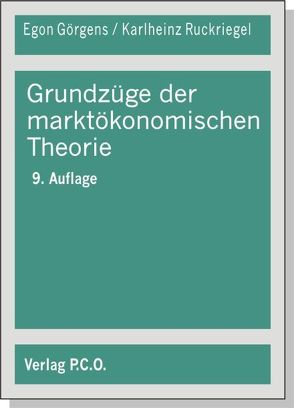 Grundzüge der makroökonomischen Theorie von Görgens,  Egon, Ruckriegel,  Karlheinz