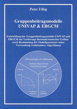 Gruppenbeitragsmodelle UNIVAP & EBGCM von Ulbig,  Peter