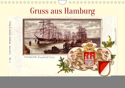 Gruss aus Hamburg (Wandkalender 2023 DIN A4 quer) von von Loewis of Menar,  Henning