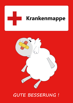 GSV Krankenmappe für die Grundschule Edgar, das Schaf – rot von Foerster,  Tamara