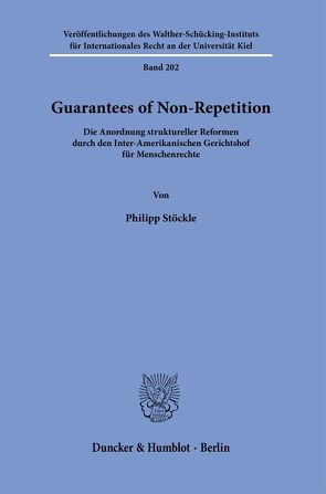 Guarantees of Non-Repetition. von Stoeckle,  Philipp