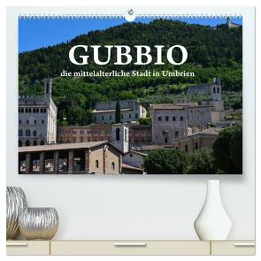 Gubbio – die mittelalterliche Stadt in Umbrien (hochwertiger Premium Wandkalender 2024 DIN A2 quer), Kunstdruck in Hochglanz von van Wyk - www.germanpix.net,  Anke