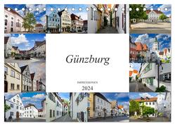 Günzburg Impressionen (Tischkalender 2024 DIN A5 quer), CALVENDO Monatskalender von Meutzner,  Dirk