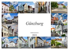 Günzburg Impressionen (Wandkalender 2024 DIN A3 quer), CALVENDO Monatskalender von Meutzner,  Dirk