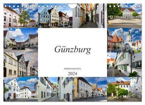 Günzburg Impressionen (Wandkalender 2024 DIN A4 quer), CALVENDO Monatskalender von Meutzner,  Dirk
