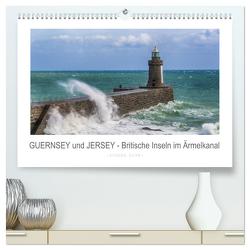 GUERNSEY und JERSEY – Britische Inseln im Ärmelkanal (hochwertiger Premium Wandkalender 2024 DIN A2 quer), Kunstdruck in Hochglanz von Kuhr,  Susann
