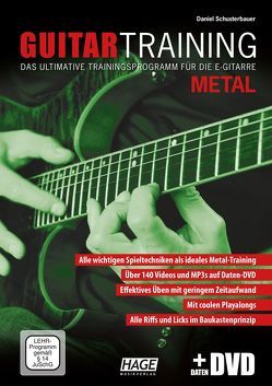 Guitar Training Metal (mit QR-Codes) von Hage,  Helmut, Schusterbauer,  Daniel