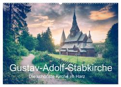 Gustav-Adolf-Stabkirche. Die schönste Kirche im Harz (Wandkalender 2024 DIN A2 quer), CALVENDO Monatskalender von Wenske,  Steffen