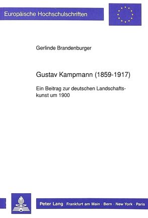 Gustav Kampmann (1859-1917) von Brandenburger,  Gerlinde