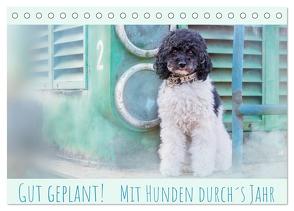 Gut geplant! Mit Hunden durch´s Jahr (Tischkalender 2024 DIN A5 quer), CALVENDO Monatskalender von boegau-fotos,  boegau-fotos