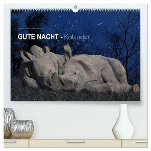 „Gute Nacht“-Kaleder (hochwertiger Premium Wandkalender 2024 DIN A2 quer), Kunstdruck in Hochglanz von Schmdibauer,  Heinz