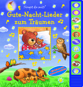 Gute-Nacht-Lieder zum Träumen – Vorlese-Pappbilderbuch mit 10 Melodien für Kinder ab 3 Jahren