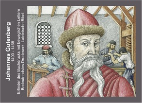 Gutenberg / Johannes Gutenberg Lenticular von Winkler,  Ludwig