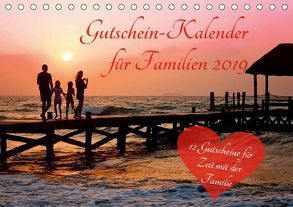 Gutschein-Kalender für Familien 2019 (Tischkalender 2019 DIN A5 quer) von Lehmann (Hrsg.),  Steffani
