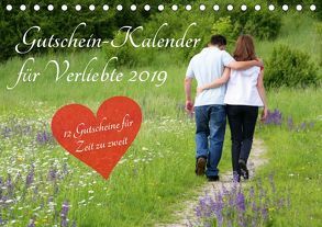 Gutschein-Kalender für Verliebte 2019 (Tischkalender 2019 DIN A5 quer) von Lehmann (Hrsg.),  Steffani