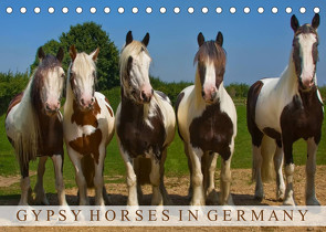 Gypsy Horses (Tischkalender 2023 DIN A5 quer) von weh-zet